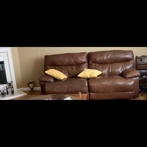 Leather couches